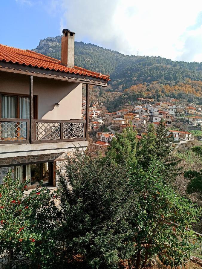 Guesthouse Vasiliki Steni Dhirfios Bagian luar foto