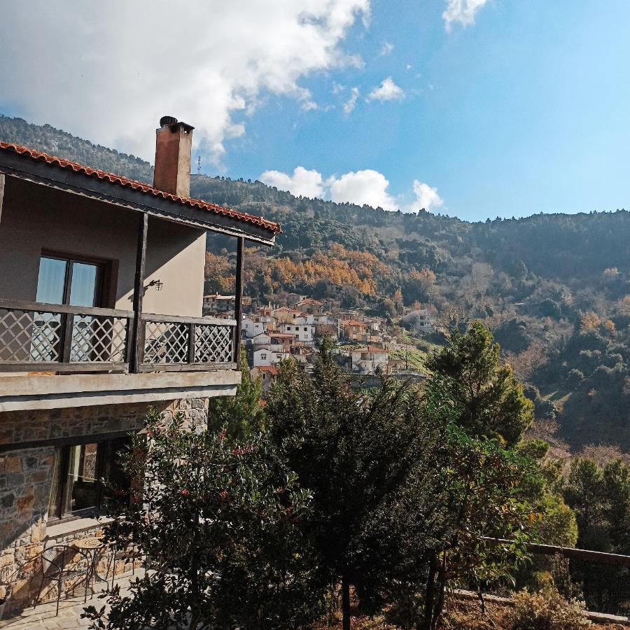 Guesthouse Vasiliki Steni Dhirfios Bagian luar foto